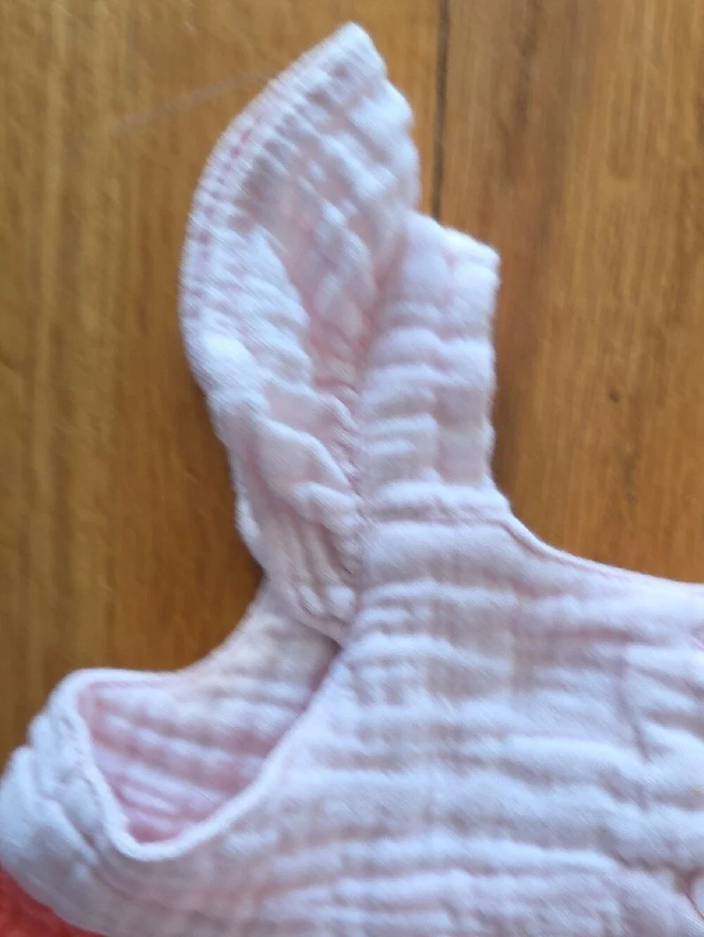 GAP Muslin Tier Set Ruffle Straps Bloomers Cotton Pinks & Coral Size 18-24
